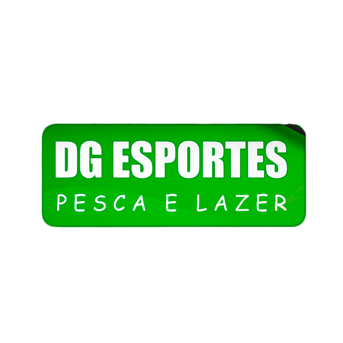 retangulo verde escrito dg esportes feito por uma agência de marketing digital
